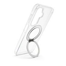 Evelatus Samsung Galaxy A17 4G / A17 5G Hybird Case With Magsafe PC+TPU 360 Metal Stand Transparent