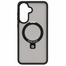 Evelatus Samsung Galaxy A57 Shield Case With MagSafe &amp; Stand Matte Ring Black
