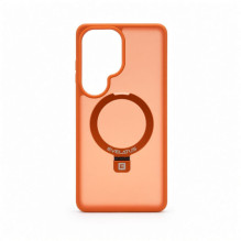 Evelatus Samsung Galaxy S26 Ultra Shield Case With MagSafe &amp; Stand Matte Ring Orange
