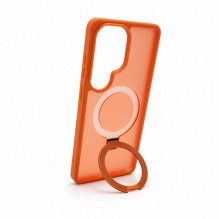 Evelatus Samsung Galaxy S26 Ultra Shield Case With MagSafe &amp; Stand Matte Ring Orange