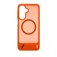 Evelatus Samsung Galaxy A17 4G / A17 5G Rubber Coated MagSafe With Stand Case Orange Evelatus Samsung Galaxy A17 4G / A17 5G Rubber Coated MagSafe With Stand Case Orange