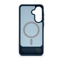 Evelatus Samsung Galaxy A37 / A36 Rubber Coated MagSafe With Stand Case Navy Blue Evelatus Samsung Galaxy A37 / A36 Rubber Coated MagSafe With Stand Case Navy Blue