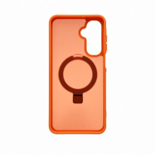 Evelatus Samsung Galaxy A17 4G / A17 5G Shield Case With MagSafe &amp; Stand Matte Ring Orange