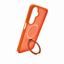 Evelatus Samsung Galaxy A17 4G / A17 5G Shield Case With MagSafe &amp; Stand Matte Ring Orange