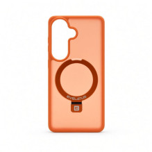 Evelatus Samsung Galaxy S26 Shield Case With MagSafe &amp; Stand Matte Ring Orange