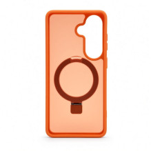 Evelatus Samsung Galaxy S26 Shield Case With MagSafe &amp; Stand Matte Ring Orange