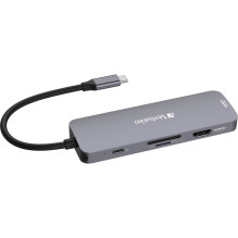 USB hub Verbatim 32151 1x SD 1x USB-C PD 1x microSD 2x HDMI + 3x USB-A 3.2 Gen1 (32151)