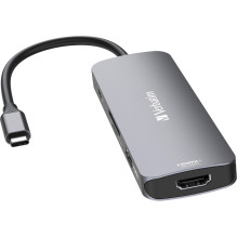 USB hub Verbatim 32151 1x SD 1x USB-C PD 1x microSD 2x HDMI + 3x USB-A 3.2 Gen1 (32151)