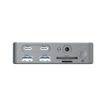 Conceptronic DONN25G 15-in-1 DisplayLink USB 3.2 Gen 2 dokstacija, trys 4K60Hz, HDMI, DP, USB Conceptronic DONN25G 15-in-1 DisplayLink USB 3.2 Gen 2 dokstacija, trys 4K60Hz, HDMI, DP, USB