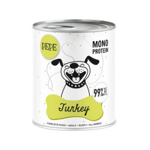 PAKA ZWIERZAKA PEPE Turkey mono - wet dog food - 800g PAKA ZWIERZAKA PEPE Turkey mono - wet dog food - 800g