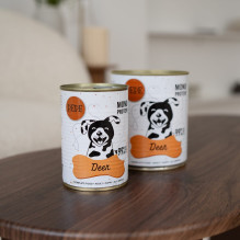 PAKA ZWIERZAKA PEPE Venison mono - wet dog food - 400g