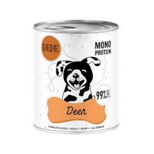 PAKA ZWIERZAKA PEPE Venison mono - wet dog food - 800g PAKA ZWIERZAKA PEPE Venison mono - wet dog food - 800g