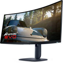 „Alienware AW3425DW“ kompiuterio monitorius, 86,4 cm (34 colių), 3440 x 1440 pikselių, plataus formato, „Quad HD QD-OLED