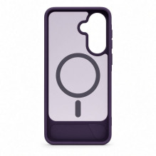 Evelatus Samsung Galaxy A57 Rubber Coated MagSafe With Stand Case Purple