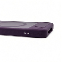 Evelatus Samsung Galaxy S26 Rubber Coated MagSafe With Stand Case Purple