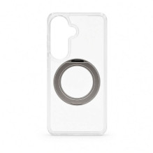 Evelatus Samsung Galaxy S26 Hybird Case With Magsafe PC+TPU 360 Metal Stand Transparent