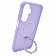 Evelatus Samsung Galaxy A17 4G / A17 5G Shield Case With MagSafe &amp; Stand Matte Ring Lavender Purple