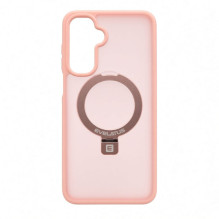Evelatus Samsung Galaxy A17 4G / A17 5G Shield Case With MagSafe &amp; Stand Matte Ring Light Pink