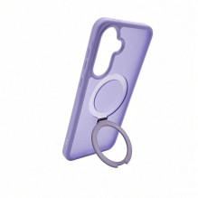 Evelatus Samsung Galaxy A37 / A36 Shield Case With MagSafe &amp; Stand Matte Ring Lavender Purple