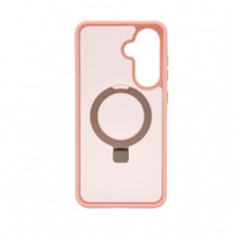 Evelatus Samsung Galaxy A57 Shield Case With MagSafe &amp; Stand Matte Ring Light Pink
