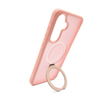 Evelatus Samsung Galaxy A57 Shield Case With MagSafe &amp; Stand Matte Ring Light Pink