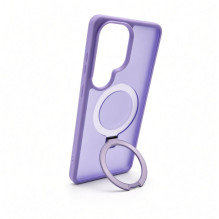 Evelatus Samsung Galaxy S26 Ultra Shield Case With MagSafe &amp; Stand Matte Ring Lavender Purple