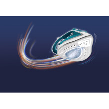Lygintuvas - Tefal EasyGliss Plus FV5718 Durilium Padas 2400W 190g / min Garas Turkuos, Baltas Lygintuvas - Tefal EasyGliss Plus FV5718 Durilium Padas 2400W 190g / min Garas Turkuos, Baltas