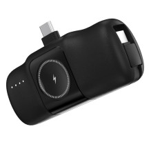 Wozinsky Wozinsky WF16-YCS 5000mAh 15W USB-C mini išorinė baterija su integruotu USB-C Cable ir Apple laikrodžio įkrovik