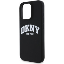 DKNY Apple DKNY silikoninis baltas spausdinto logotipo „MagSafe“ dėklas, skirtas iPhone 16 Pro Max – juodas DKNY Apple DKNY silikoninis baltas spausdinto logotipo „MagSafe“ dėklas, skirtas iPhone 16 Pro Max – juodas