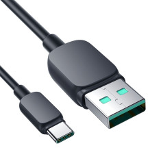 Joyroom Joyroom Daugiaspalvė serija A14 USB-A / USB-C 3A Laidas 1,2 m - juodas