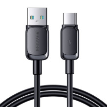 Joyroom Joyroom Multi-Color Series A14 USB-A / USB-C 3A Cable 1.2 m - Black Joyroom Joyroom Multi-Color Series A14 USB-A / USB-C 3A Cable 1.2 m - Black