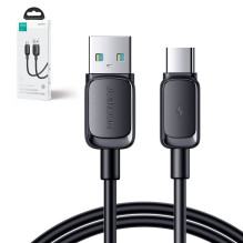 Joyroom Joyroom Multi-Color Series A14 USB-A / USB-C 3A Cable 1.2 m - Black Joyroom Joyroom Multi-Color Series A14 USB-A / USB-C 3A Cable 1.2 m - Black
