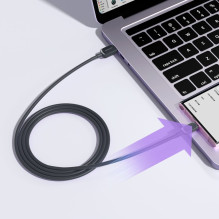 Joyroom Joyroom Daugiaspalvė serija A14 USB-A / USB-C 3A Laidas 1,2 m - juodas