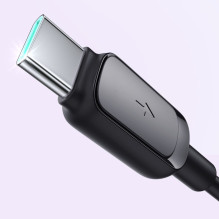 Joyroom Joyroom Multi-Color Series A14 USB-A / USB-C 3A Cable 1.2 m - Black Joyroom Joyroom Multi-Color Series A14 USB-A / USB-C 3A Cable 1.2 m - Black