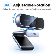 „Ugreen Ugreen CM678“ USB HD internetinė kamera – pilka