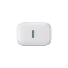 Joyroom Joyroom JR-TCF20 USB-C PD 20W tinklo įkroviklis - baltas + USB-C / USB-C cable 1m