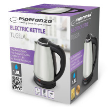 Esperanza EKK104X elektrinis virdulys 1,8 l 2200 W nerūdijančio plieno Esperanza EKK104X elektrinis virdulys 1,8 l 2200 W nerūdijančio plieno