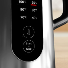 Tefal Selection KI871DE0 electric kettle 1.7 L 1500 W Black, Stainless steel