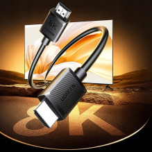 Ugreen HDMI KABELIS HD175 8K 60 Hz 10m Juodas Ugreen HDMI KABELIS HD175 8K 60 Hz 10m Juodas