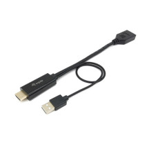 Equip 11903907101 HDMI to DisplayPort Adapter, 0.15 m, HDMI Type A, DisplayPort, M / M, Straight