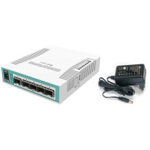 Mikrotik CRS106-1C-5S tinklo jungiklis Gigabit Ethernet (10 / 100 / 1000) Power over Ethernet (PoE) White