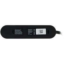 Smart 12A Shelly maitinimo juosta 4 Gen4 Zigbee / Matter Black Smart 12A Shelly maitinimo juosta 4 Gen4 Zigbee / Matter Black