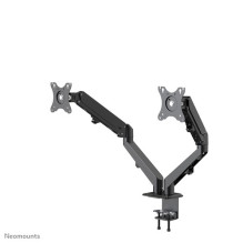 Neomounts DS70-700BL2Gas Spring Mount, clamp / grommet, Dual-mount, 17 - 27 inch