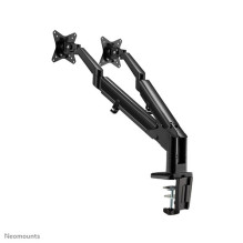 Neomounts DS70-810BL2 Desk Mount ultra flat, clamp / grommet, Dual-mount, 17 - 32 inch