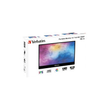 Verbatim 49590 14" Portable Monitor, 35.6 cm, 1920x1080 pixels, Full HD, LCD, 6 ms, Black