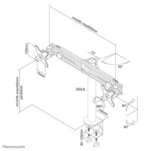 Neomounts FPMA-D700D LCD bureausteun Neomounts FPMA-D700D LCD bureausteun