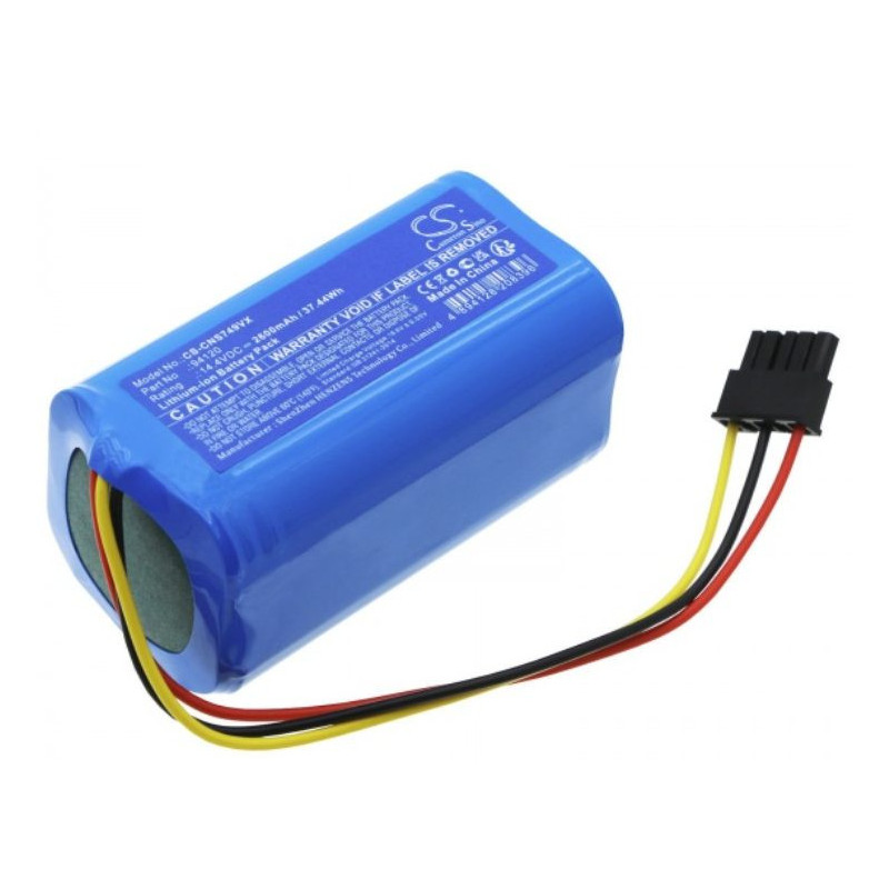 Pakaitinė baterija, skirta CECOTEC Conga 7490 Ultimate, ličio jonų 2600mAh