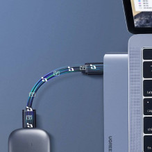 USB jungčių stotelė - UGREEN 60559 USB-C dokas sidabrinis USB jungčių stotelė - UGREEN 60559 USB-C dokas sidabrinis