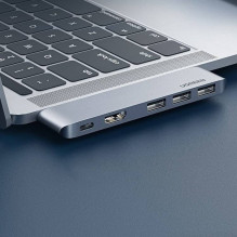 USB jungčių stotelė - UGREEN 60559 USB-C dokas sidabrinis USB jungčių stotelė - UGREEN 60559 USB-C dokas sidabrinis