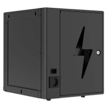 Nešiojamų kompiuterių įkrovimo spinta - Manhattan 7 vietų USB-C 65 W juoda Nešiojamų kompiuterių įkrovimo spinta - Manhattan 7 vietų USB-C 65 W juoda